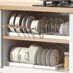 Expandable Pot & Pan Organizer Rack | Adjustable Kitchen Cabinet Storage – MIRA