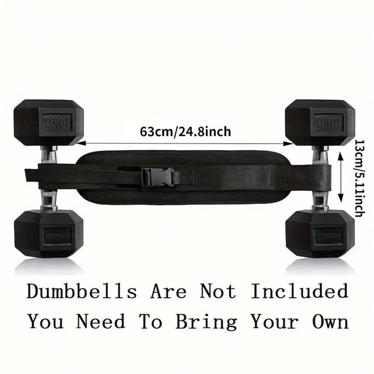 Adjustable Waist Weight Belt – Home Gym Dumbbell Training & Hip Shaping | MIRA