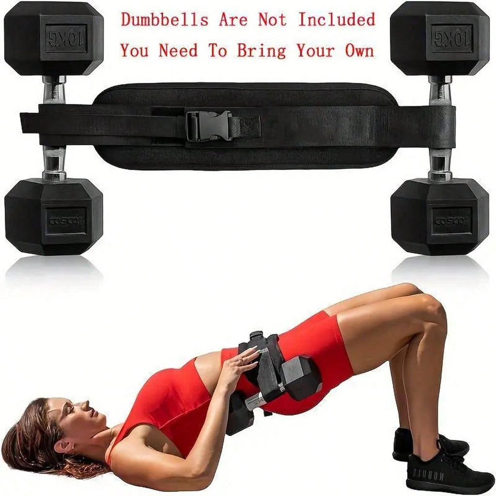 Adjustable Waist Weight Belt – Home Gym Dumbbell Training & Hip Shaping | MIRA