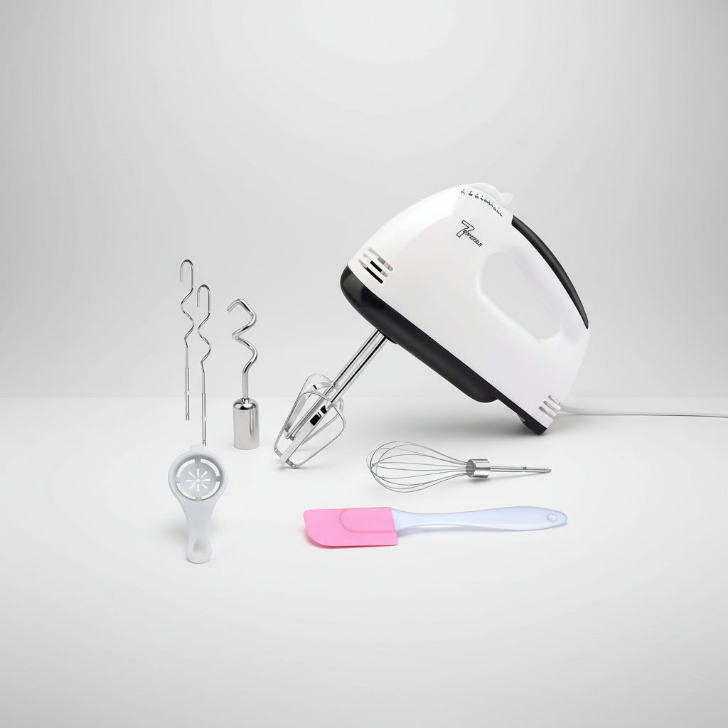 7-Speed Electric Hand Mixer | Lightweight Portable Kitchen Mixer – MIRA