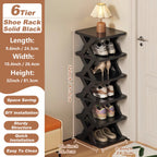 Vertical Shoe Rack 6/9 Tier – Narrow Freestanding Entryway Organizer | MIRA