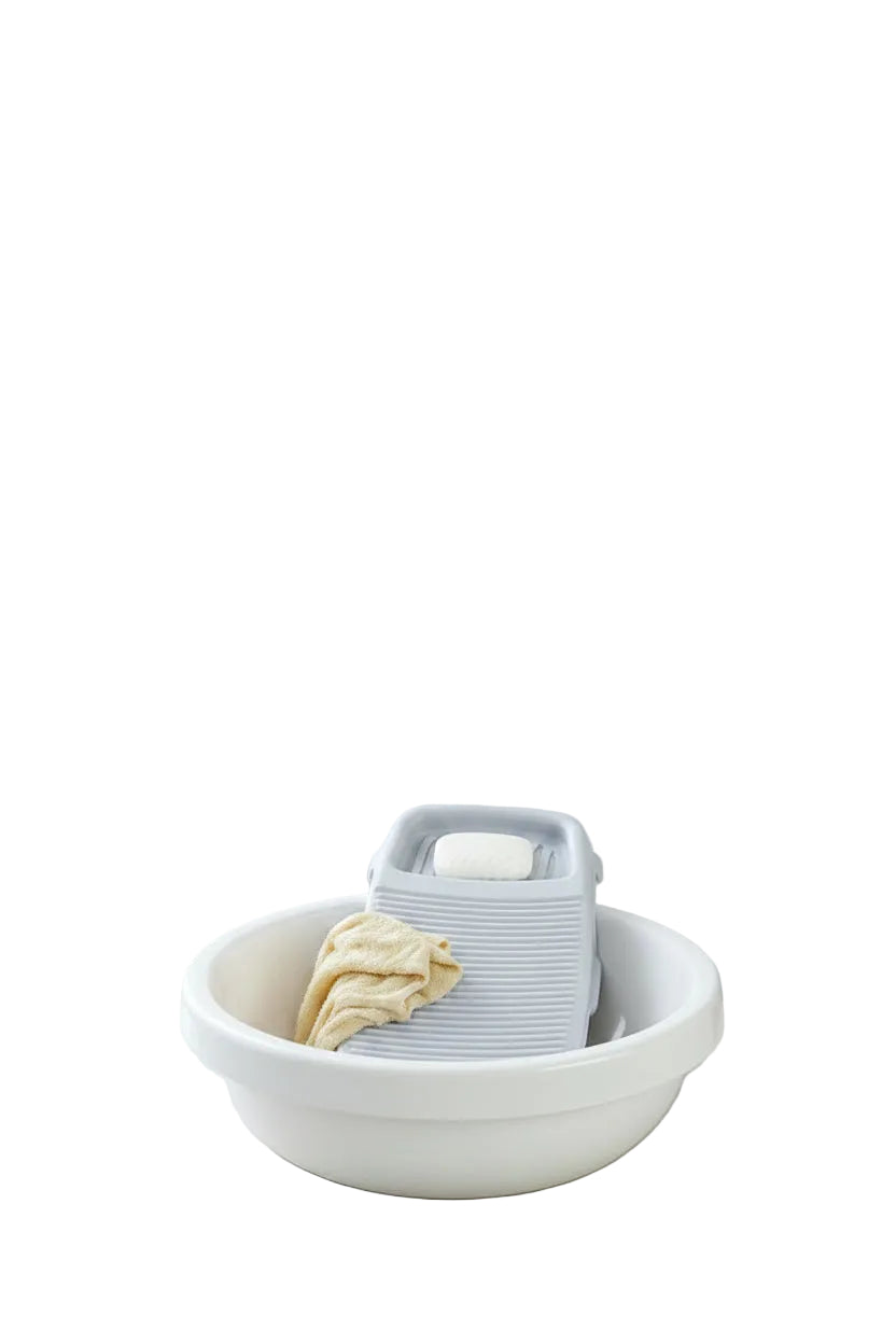 Washboard With Soap Dish | Portable Non-Slip Manual Laundry Washboard for Hand Washing