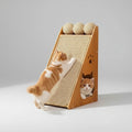 Cat Scratching Post with Non-Slip Base | Sisal Rope, Space-Saving Design