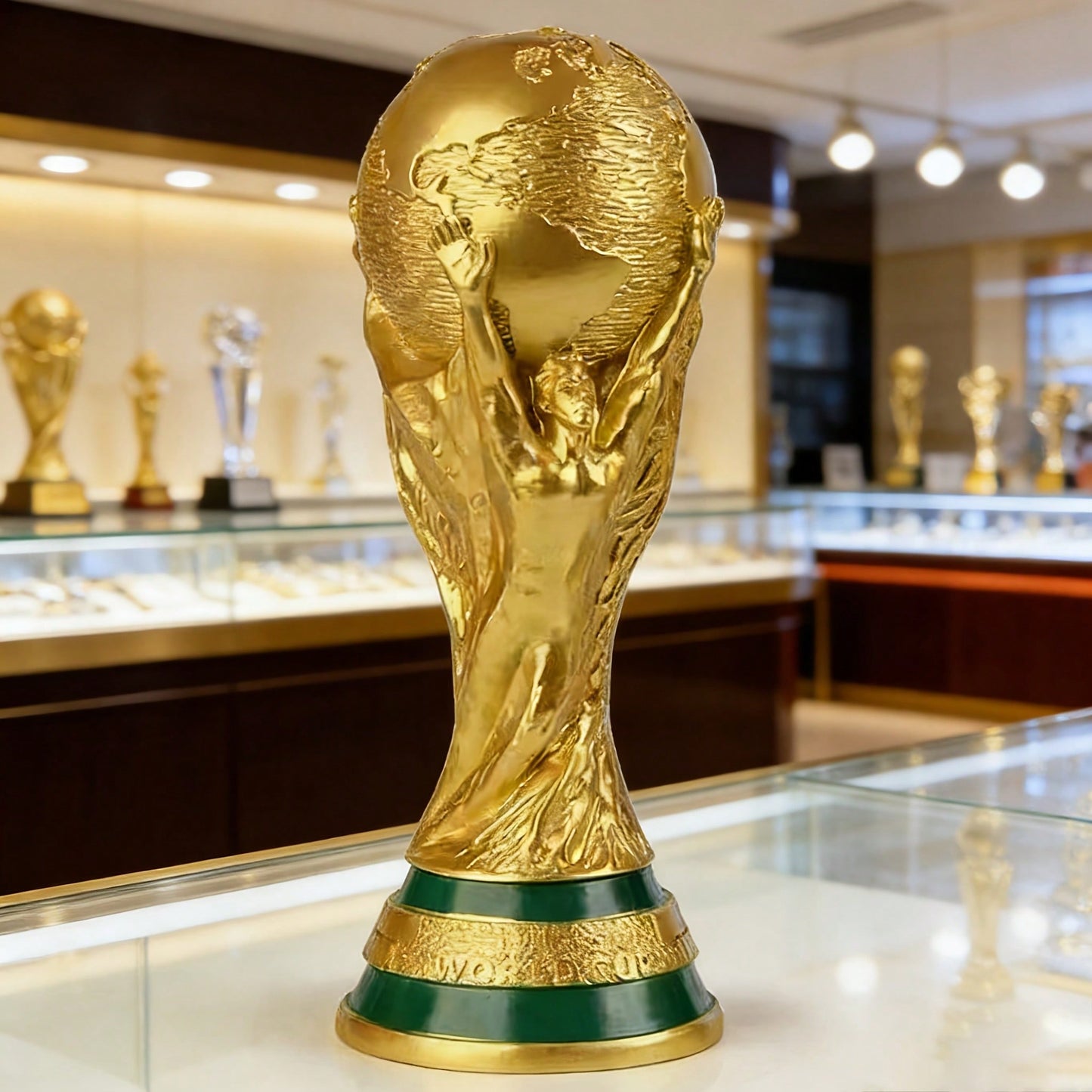 FIFA FIFA Resin Football Trophy Award Suitable For Canada, Mexico, USA Events, With Classic Cup And Trophy Design, For Collection Display, Birthday Party Decoration, Office Display Gift, Sports Fans Gift