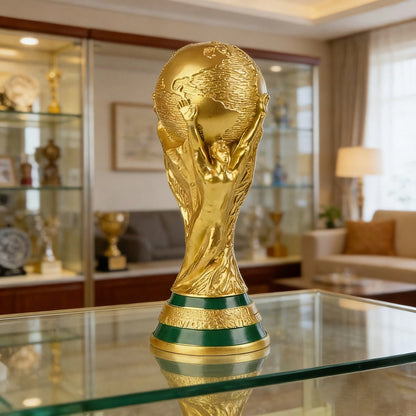 FIFA FIFA Resin Football Trophy Award Suitable For Canada, Mexico, USA Events, With Classic Cup And Trophy Design, For Collection Display, Birthday Party Decoration, Office Display Gift, Sports Fans Gift