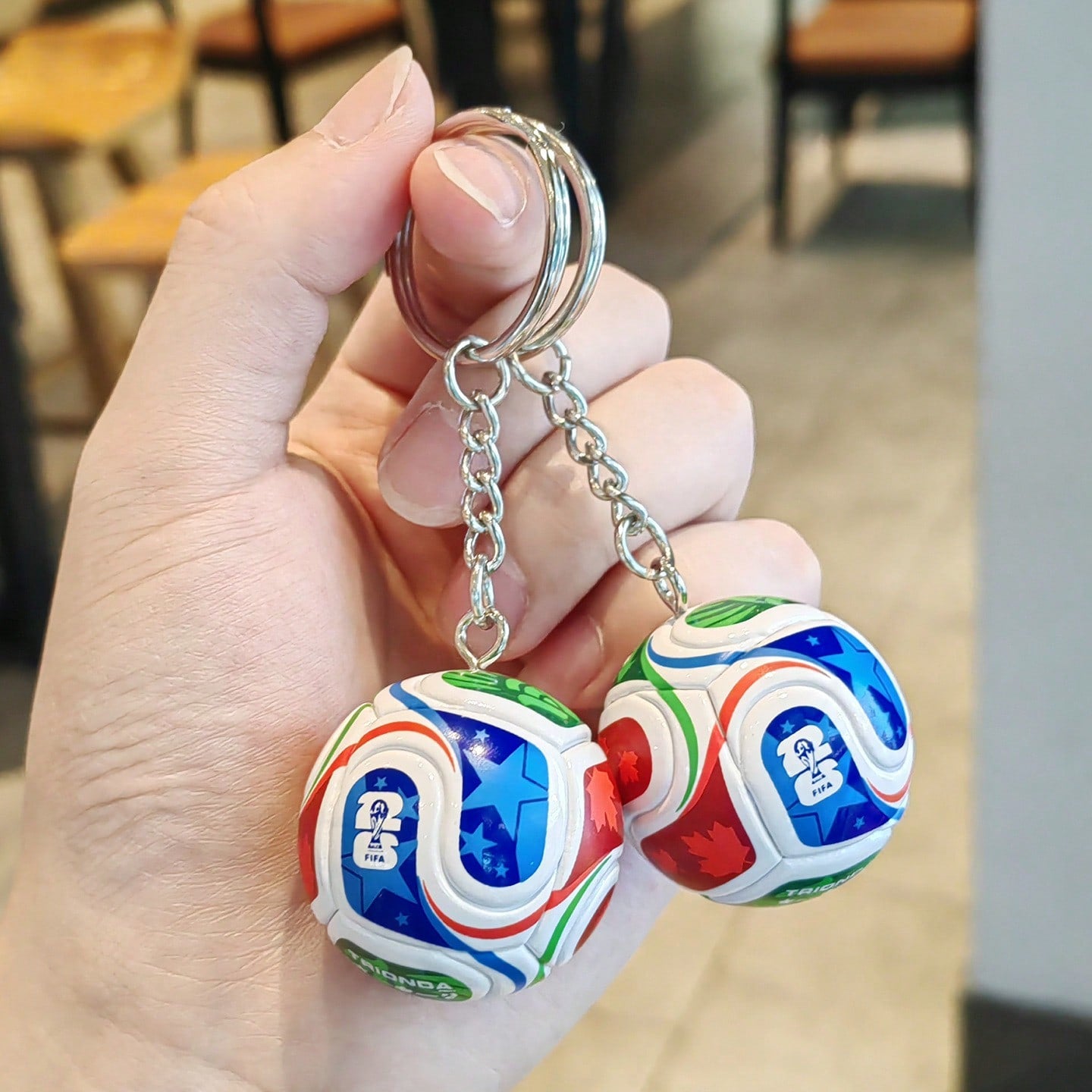 FIFA FIFA 2026 USA Canada Mexico World Cup Soccer Keychain Party Favors, Fan Souvenir Gift Box Set, Party Gifts, Perfect For Graduation Season, Back To School, Halloween, Christmas, Father's Day Or Birthday Gifts For World Cup Soccer Fans