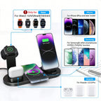 3-in-1 Fast Wireless Charger Station – iPhone, Apple Watch & AirPods | MIRA