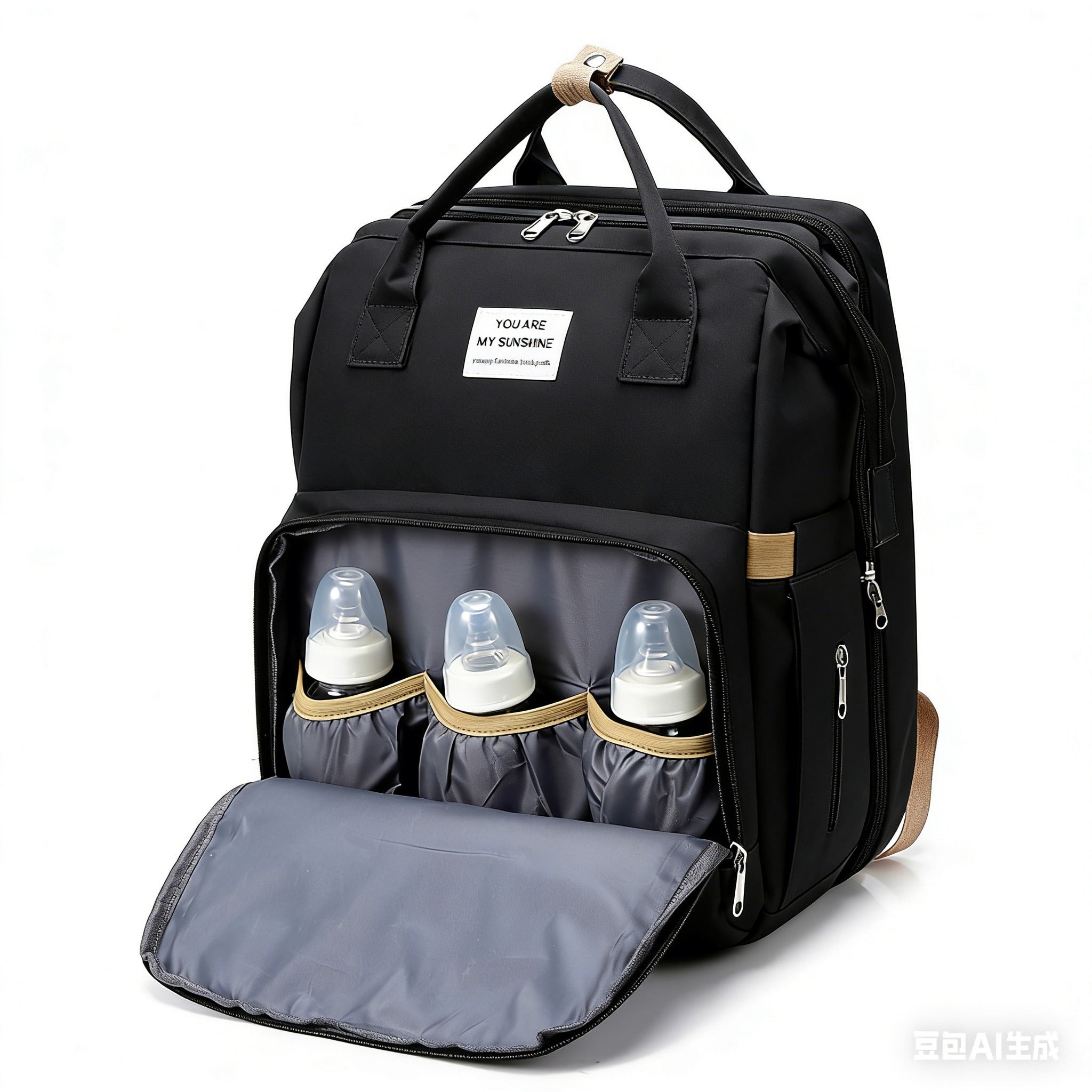 Diaper Bag Backpack with Nursing Bag – Waterproof, Large Capacity | MIRA