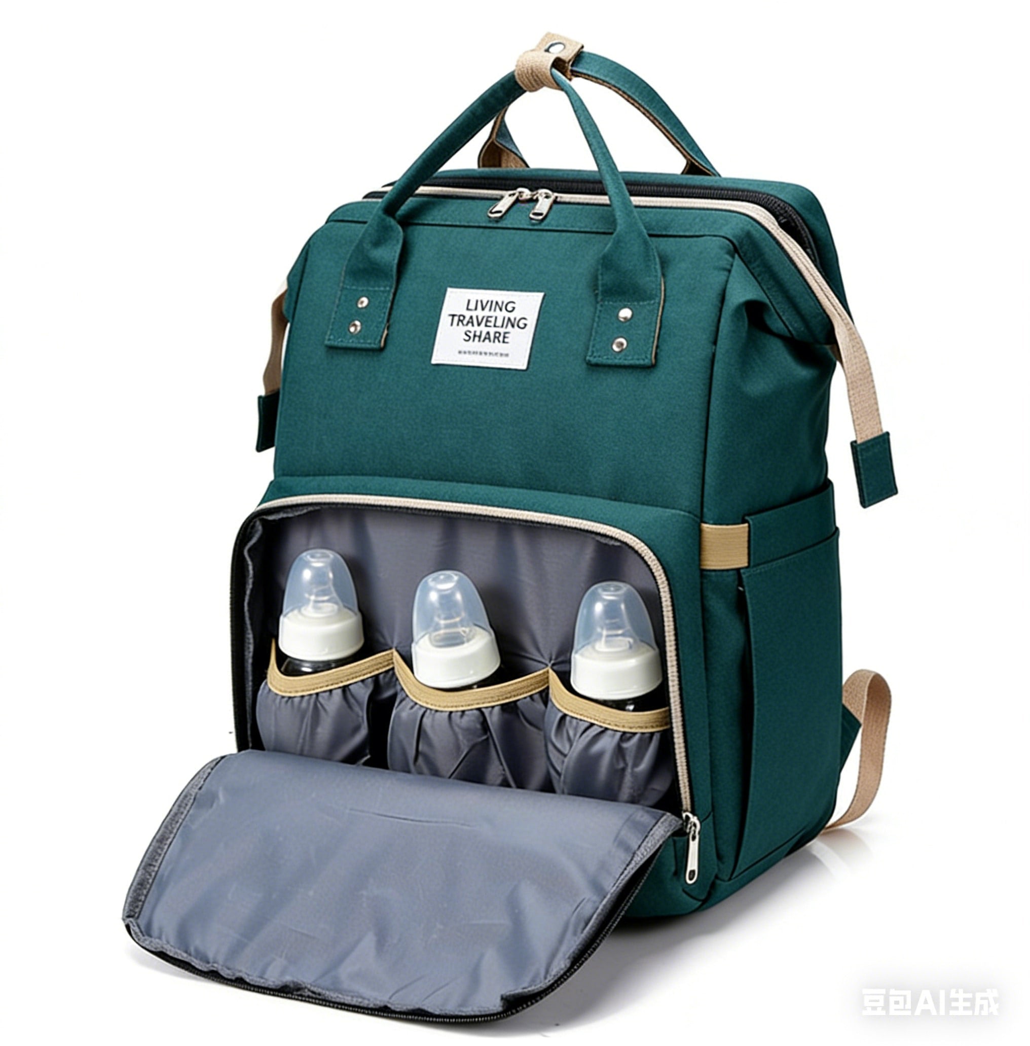 Diaper Bag Backpack with Nursing Bag – Waterproof, Large Capacity | MIRA
