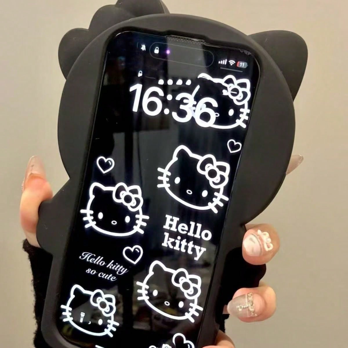 Sanrio Kitty Cat Silicone iPhone Case – Waterproof & Shockproof | MIRA