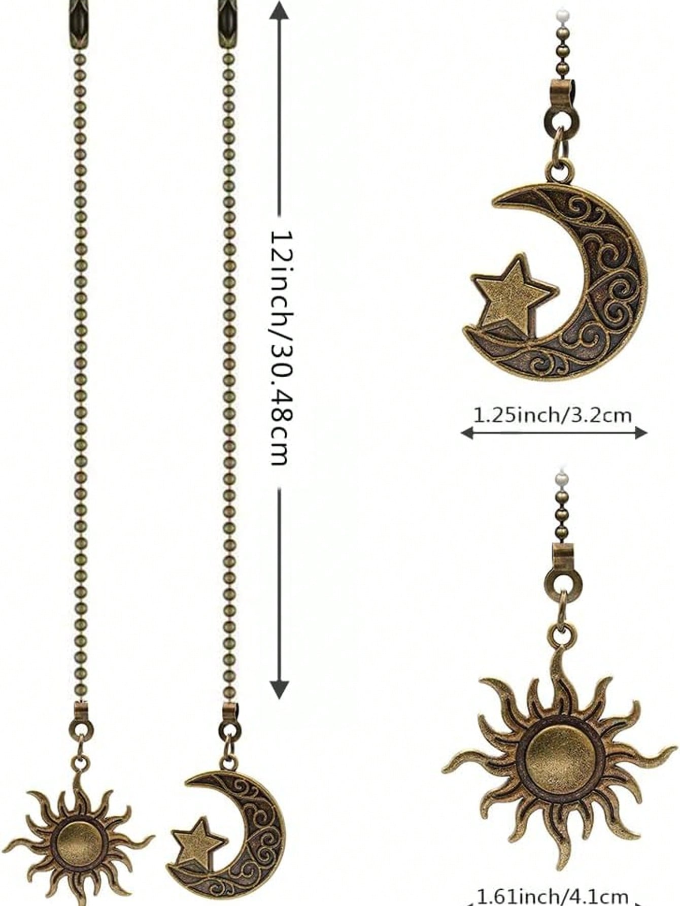 Ceiling Fan Pull Chain Extensions | Boho Totem Decorative Pendants – MIRA