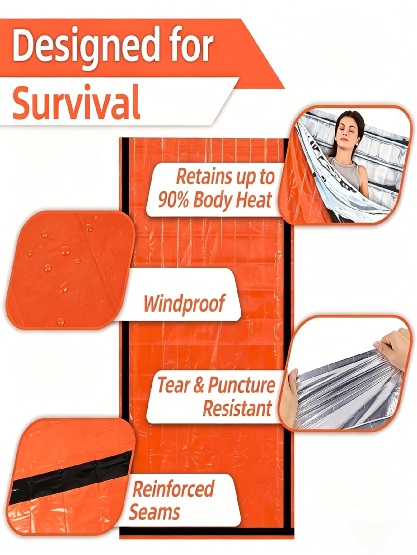Emergency Sleeping Bag Survival Kit – Waterproof, Lightweight | MIRA