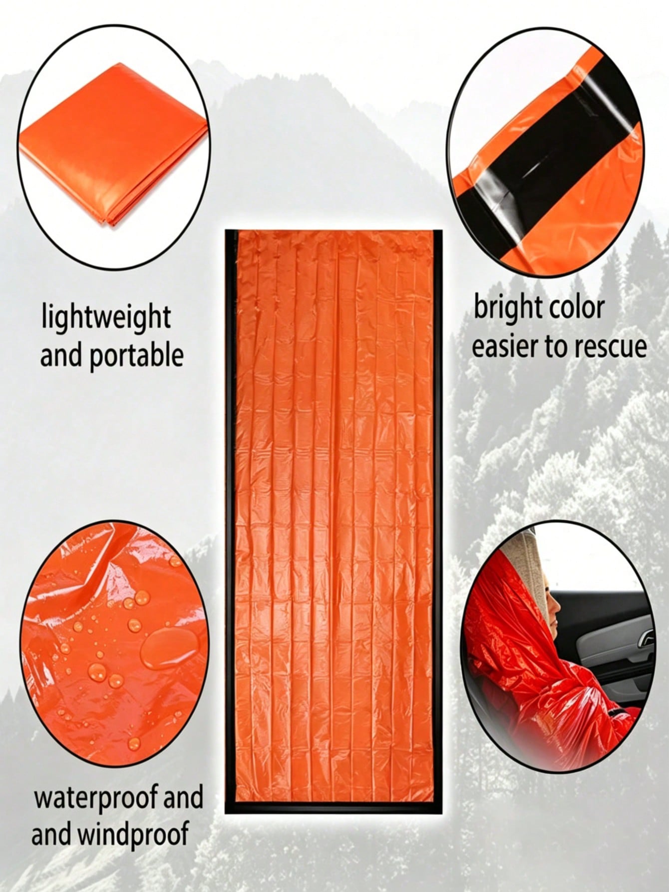 Emergency Sleeping Bag Survival Kit – Waterproof, Lightweight | MIRA