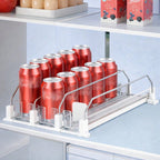 Self-Pushing Fridge Drink Organizer – Auto Can Dispenser 15 Cans | MIRA