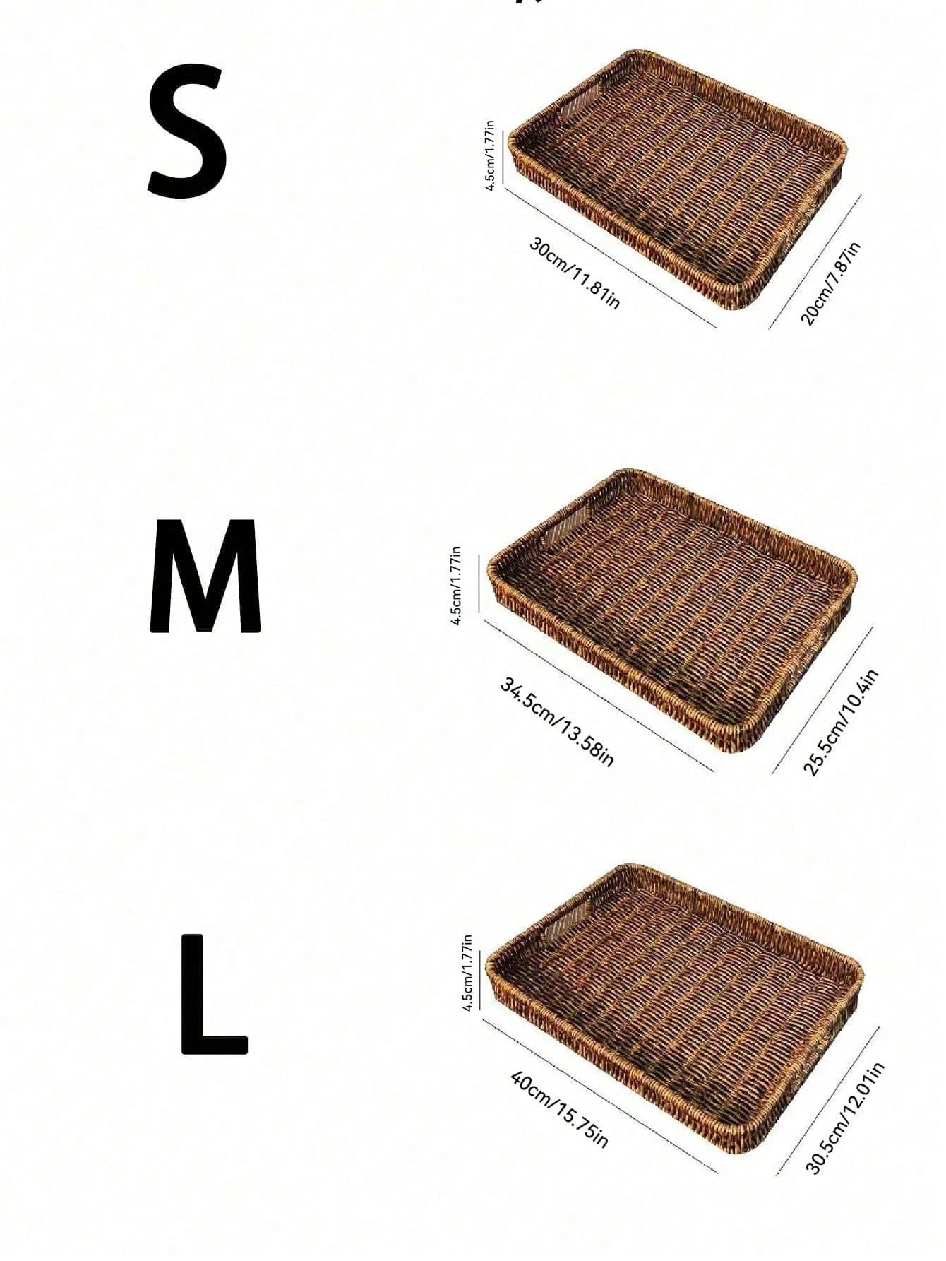 Vintage Woven Trays with Handles | Bread & Storage Baskets | MIRA