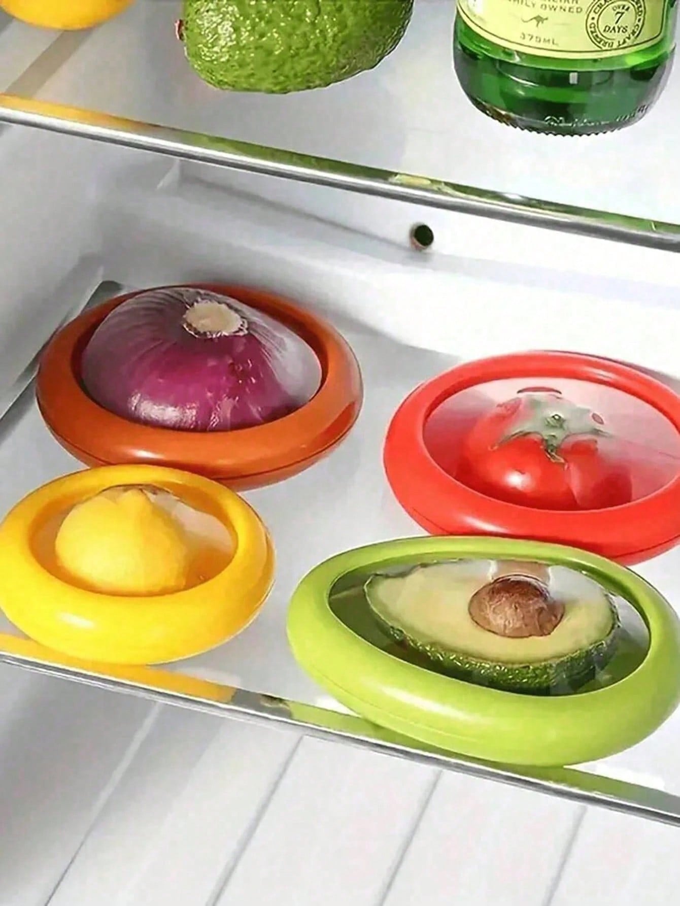 Silicone Fruit & Vegetable Storage Containers | Fridge Organizers with Lids – MIRA