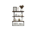 Wall Mounted Floating Bathroom Shelves | Set of 3 Wooden Farmhouse Shelf – MIRA