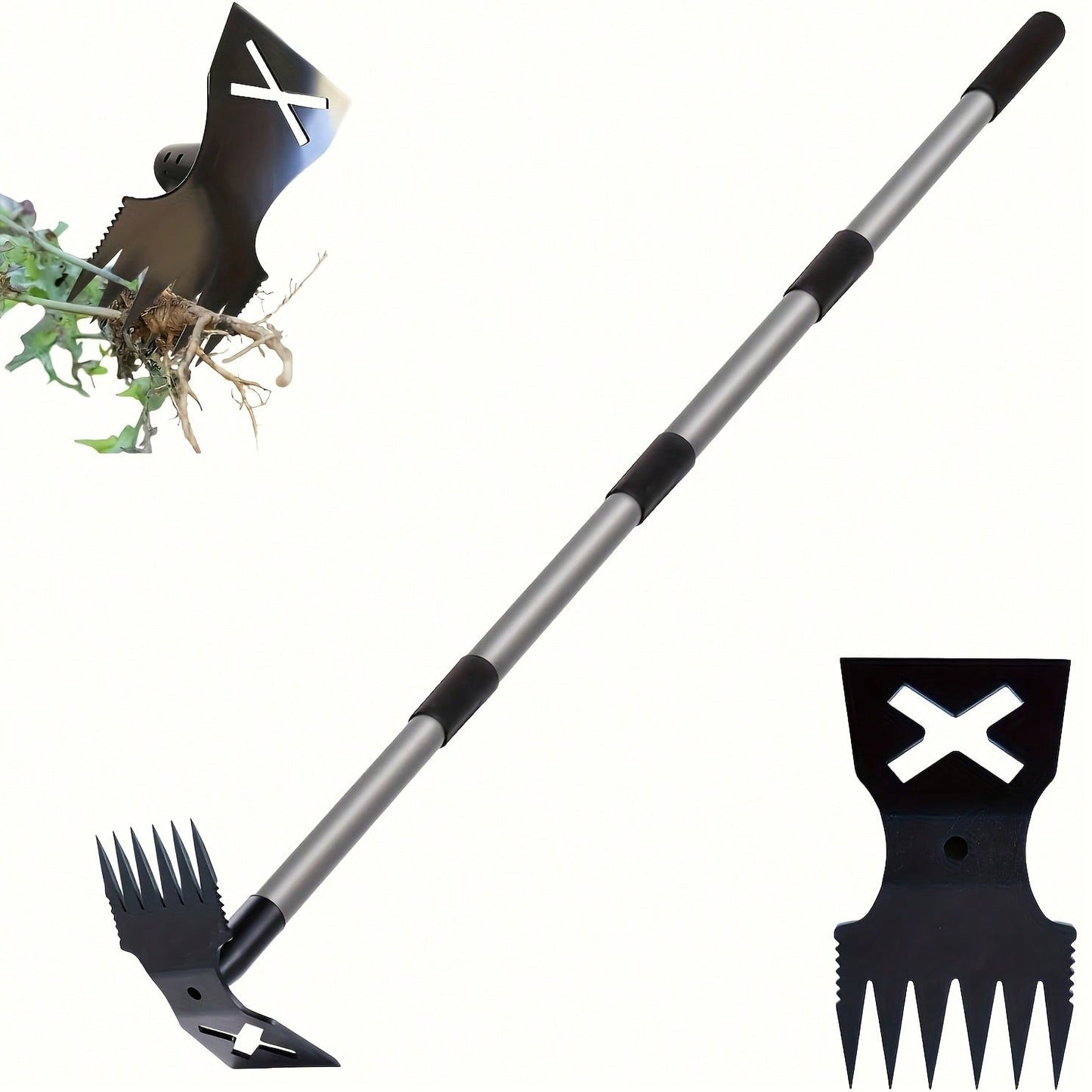 Premium Steel Hardened Hollow Weeding Trowel -Handheld Garden Cultivator, Efficient GardenMaintenance, Rust-Resistant Durable, Suitable ForVegetable Garden, Flower Garden