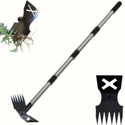 Premium Steel Hardened Hollow Weeding Trowel -Handheld Garden Cultivator, Efficient GardenMaintenance, Rust-Resistant Durable, Suitable ForVegetable Garden, Flower Garden