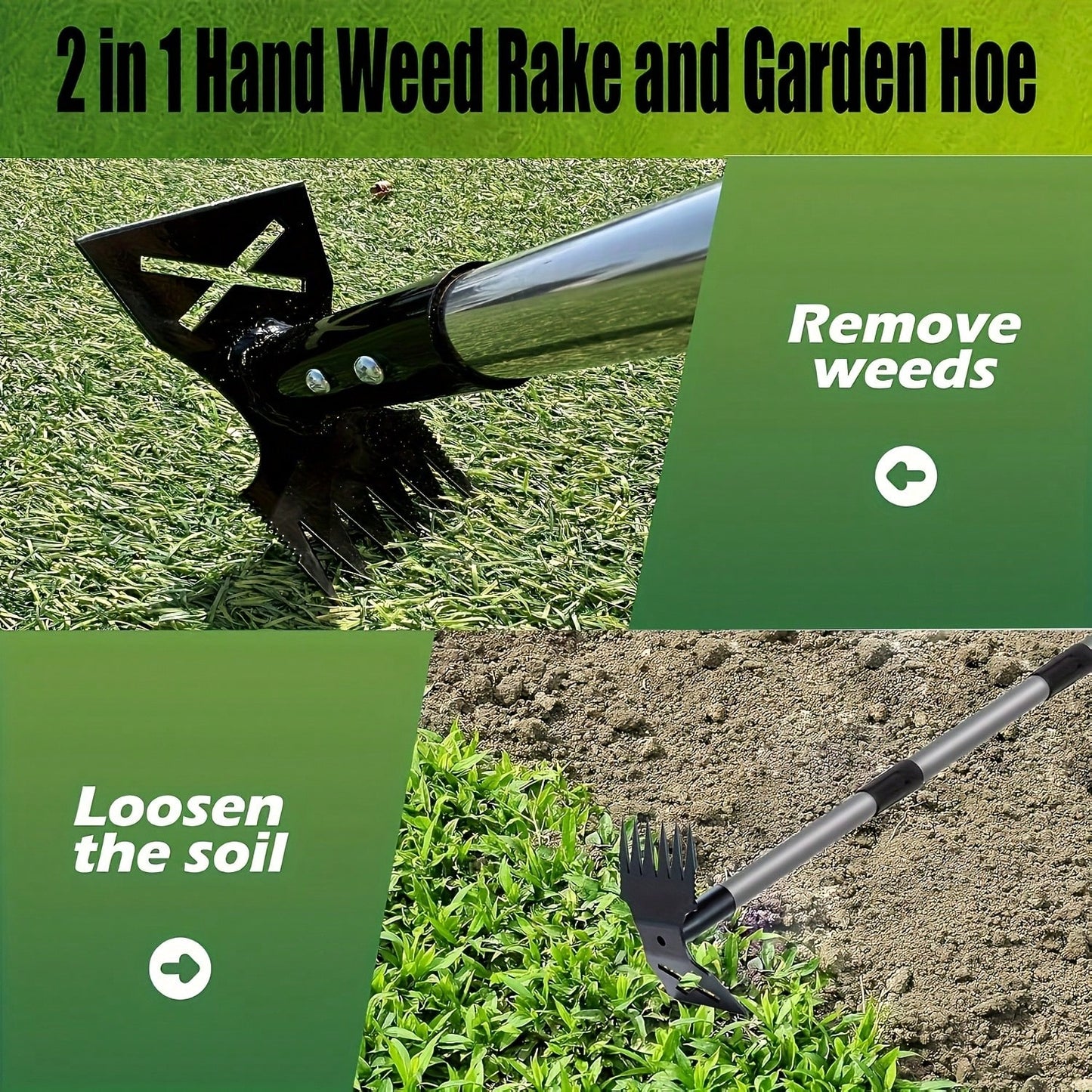 Premium Steel Hardened Hollow Weeding Trowel -Handheld Garden Cultivator, Efficient GardenMaintenance, Rust-Resistant Durable, Suitable ForVegetable Garden, Flower Garden