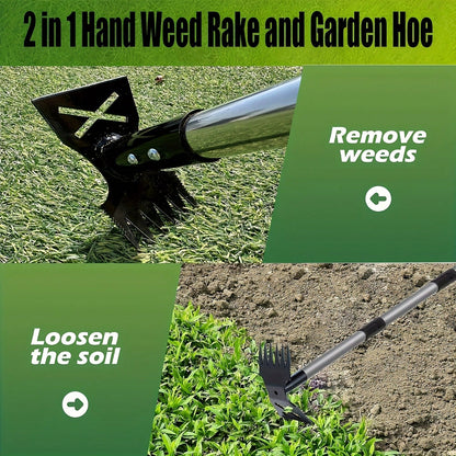 Premium Steel Hardened Hollow Weeding Trowel -Handheld Garden Cultivator, Efficient GardenMaintenance, Rust-Resistant Durable, Suitable ForVegetable Garden, Flower Garden