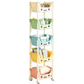 Rolling Storage Cart with Wheels 3/5 Tier – Kids Toy Organizer | MIRA