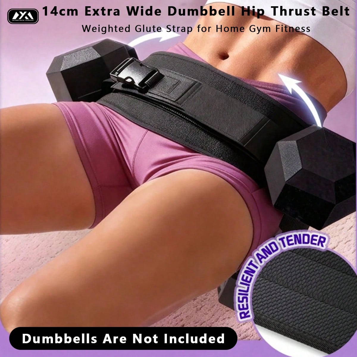 Adjustable Waist Weight Belt – Home Gym Dumbbell Training & Hip Shaping | MIRA