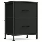 2-Drawer Dresser & Nightstand – Steel MDF Bedroom Storage | MIRA