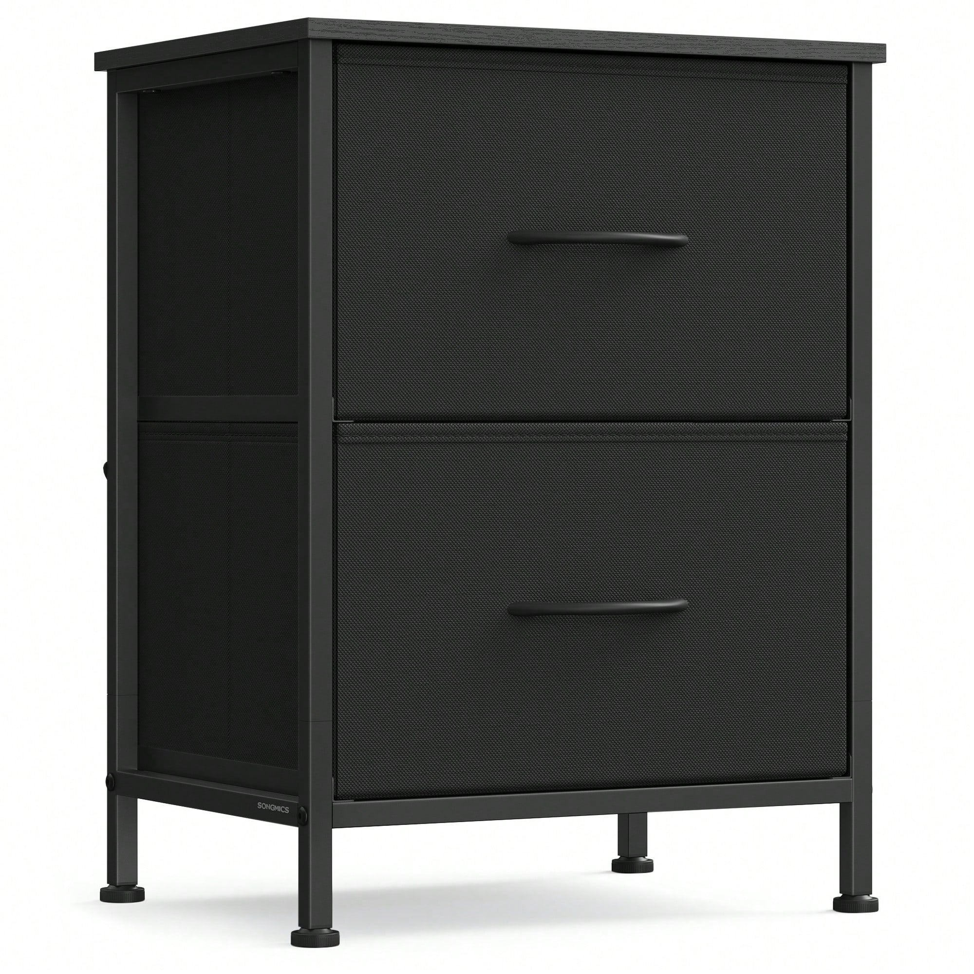 2-Drawer Dresser & Nightstand – Steel MDF Bedroom Storage | MIRA