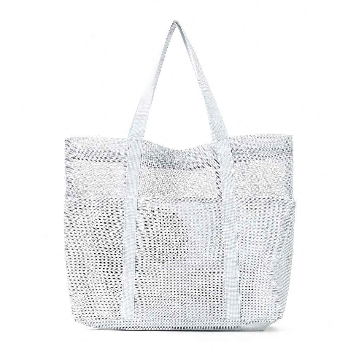 Large Mesh Beach Tote Bag with Pockets – Foldable & Sandproof | MIRA