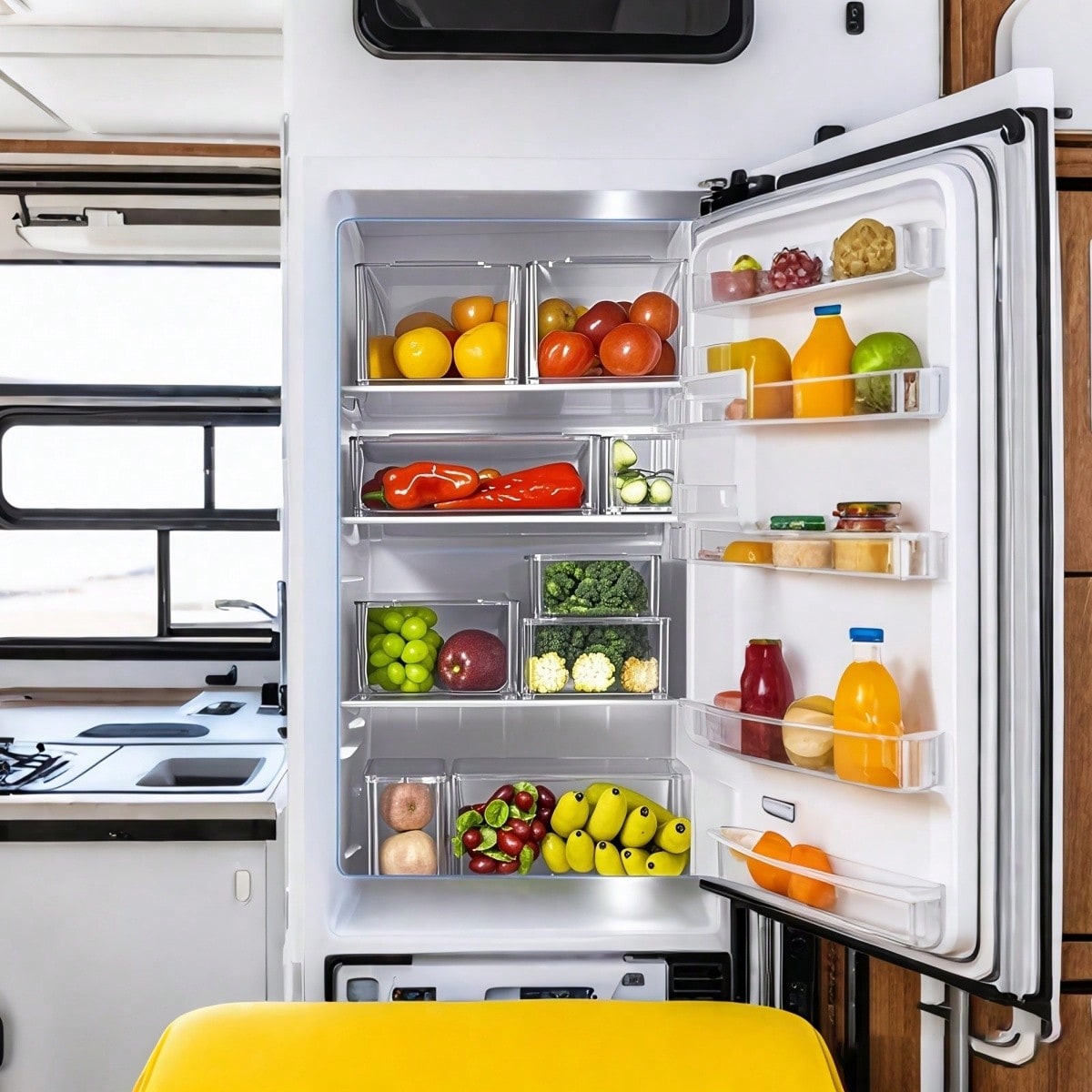 7/14 Pack Fridge Organizers,Stackable Refrigerator Organizer Bins With Lids,Fridge Fruit Storage Containers,Space-Saving Organizers Suitable For Kitchen,Cabinets And Fridge,For Snacks, Fruits, Vegetable, Cereals,Perfect Gift For Graduation,Party,Birthday,
