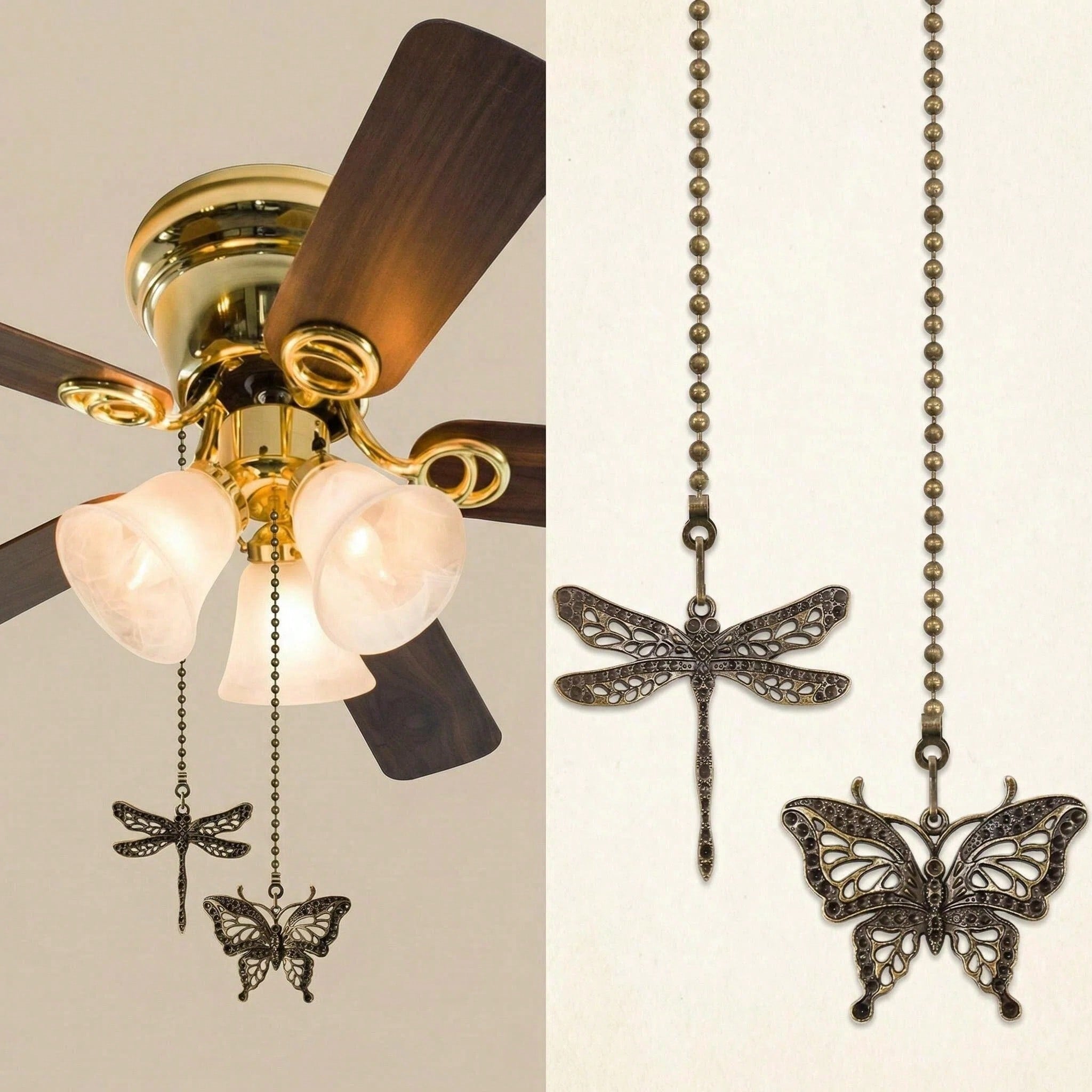 Ceiling Fan Pull Chain Extensions | Boho Totem Decorative Pendants – MIRA