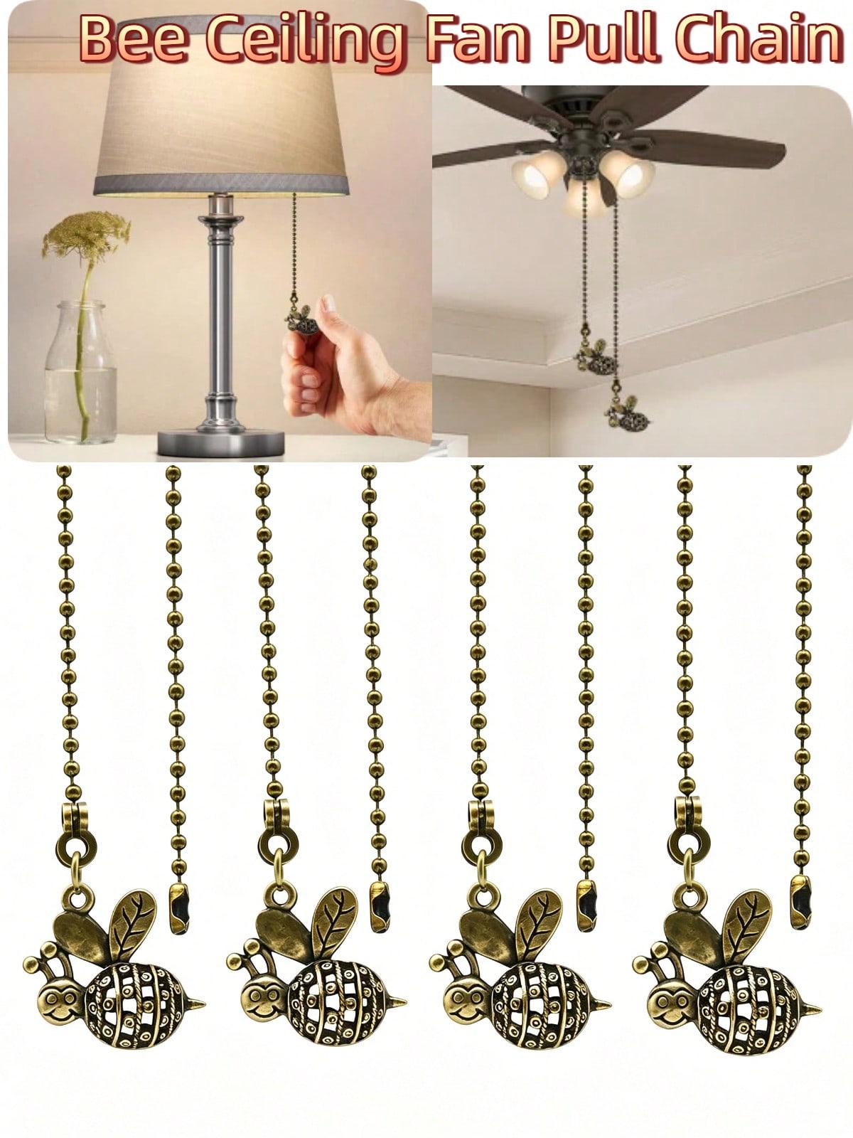 Ceiling Fan Pull Chain Extensions | Boho Totem Decorative Pendants – MIRA