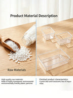 Clear Plastic Drawer Organizer Set – 13 to 60 Pcs, 4 Sizes | MIRA