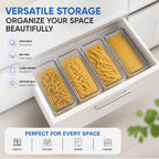 Airtight Food Storage Containers 8-Piece Set with Scoops & Labels | MIRA