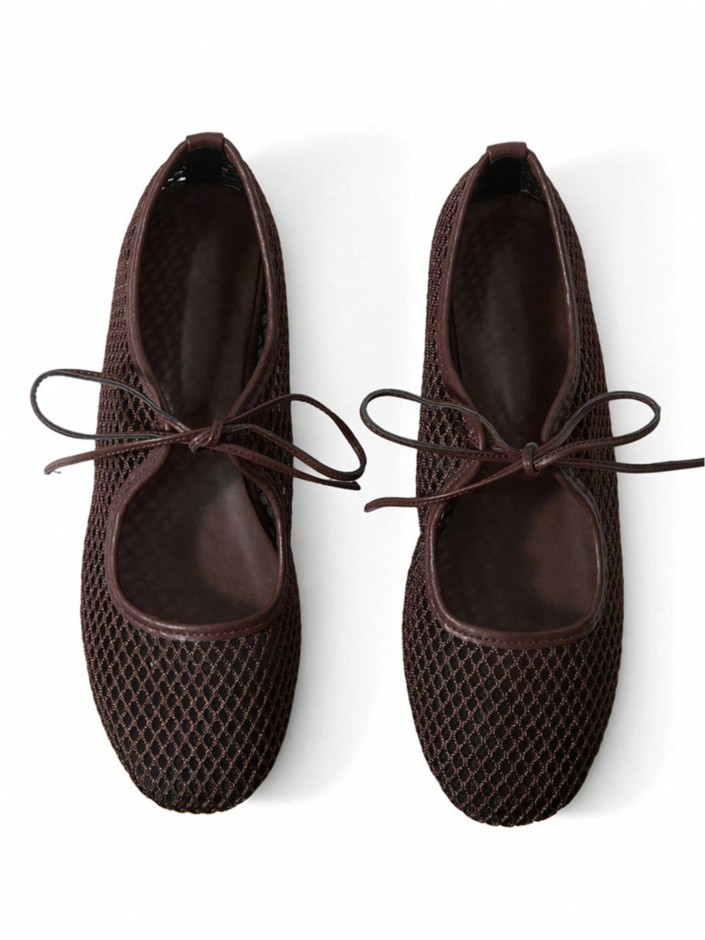 Women's Mesh Flat Shoes | Square Toe Ballet Flats | MIRA