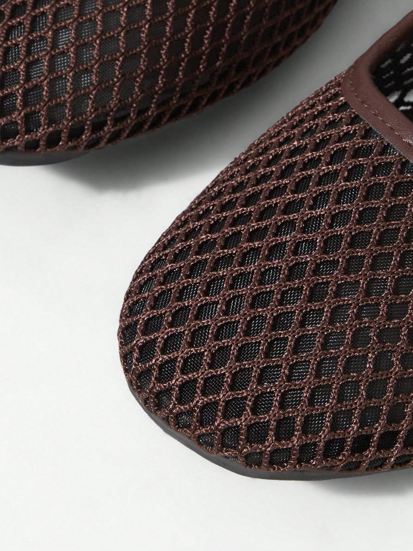 Women's Mesh Flat Shoes | Square Toe Ballet Flats | MIRA