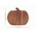 Pumpkin Shaped Wooden Serving Tray – Halloween Thanksgiving Gift | MIRA