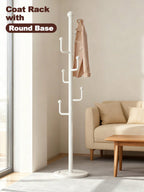 Freestanding Coat Rack with Storage Basket – Entryway Stand | MIRA