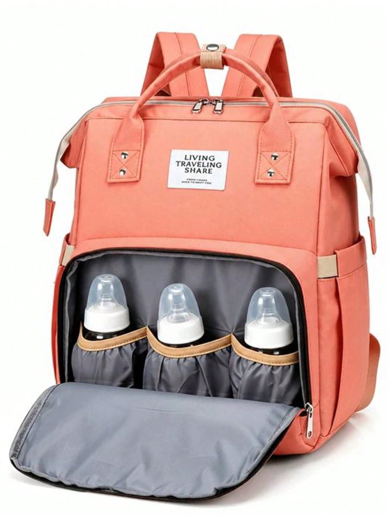 Diaper Bag Backpack with Nursing Bag – Waterproof, Large Capacity | MIRA