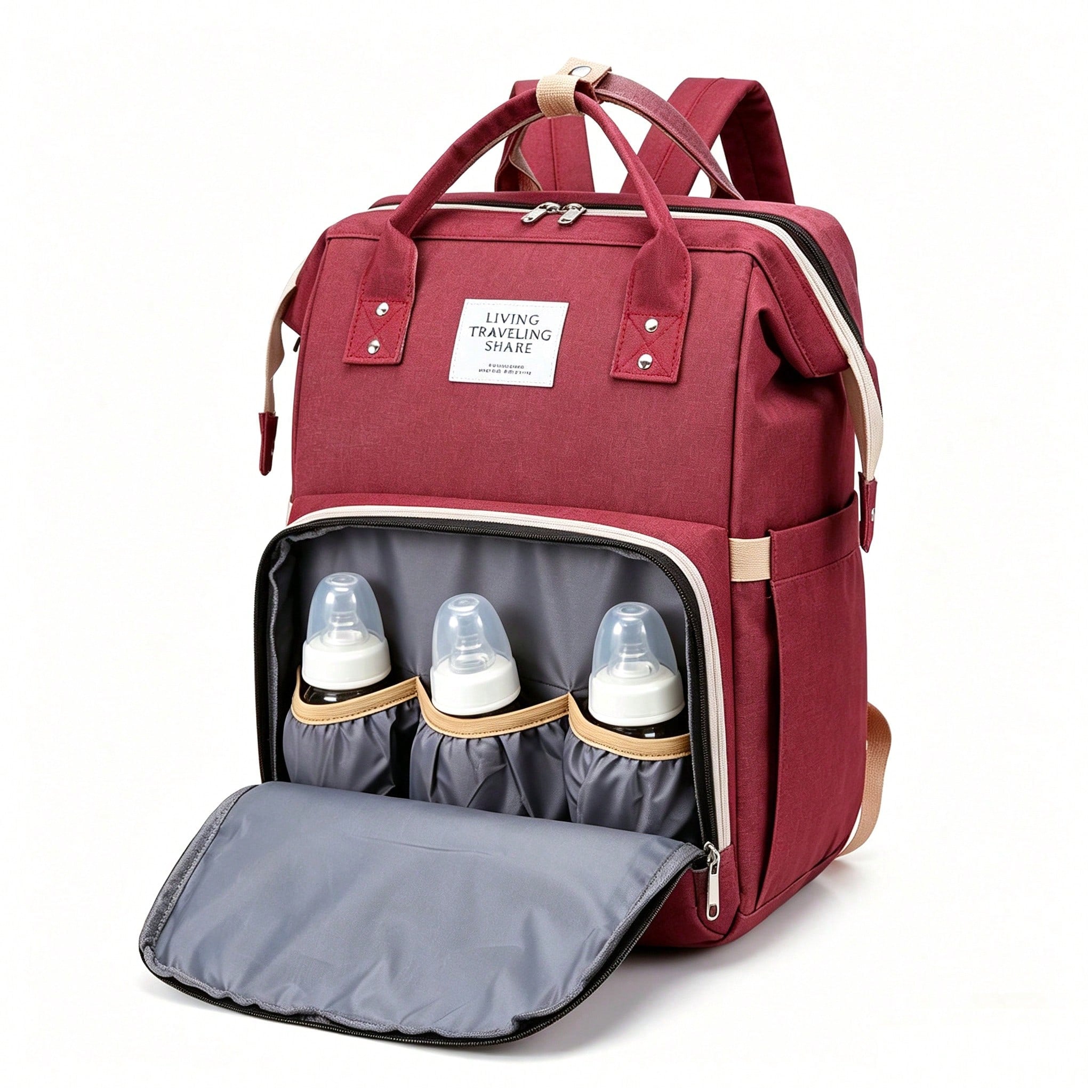 Diaper Bag Backpack with Nursing Bag – Waterproof, Large Capacity | MIRA