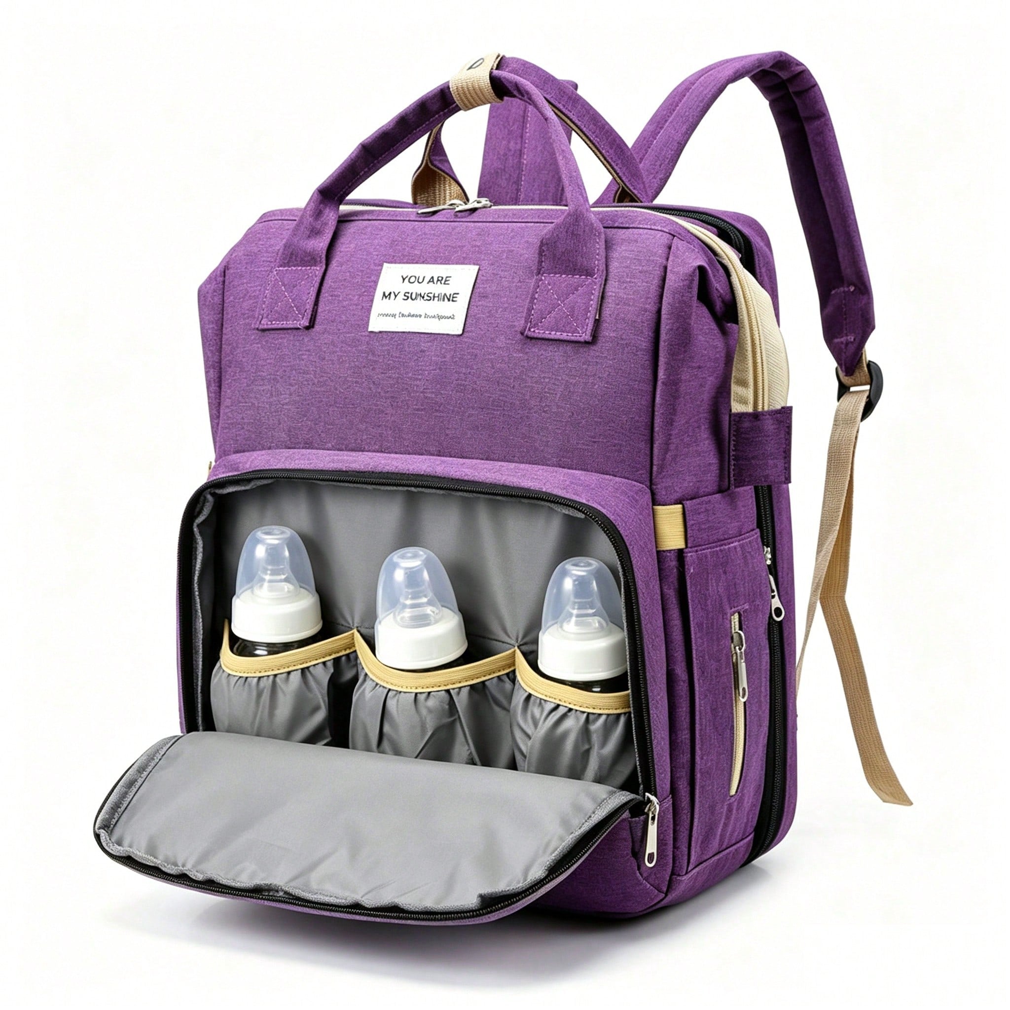 Diaper Bag Backpack with Nursing Bag – Waterproof, Large Capacity | MIRA