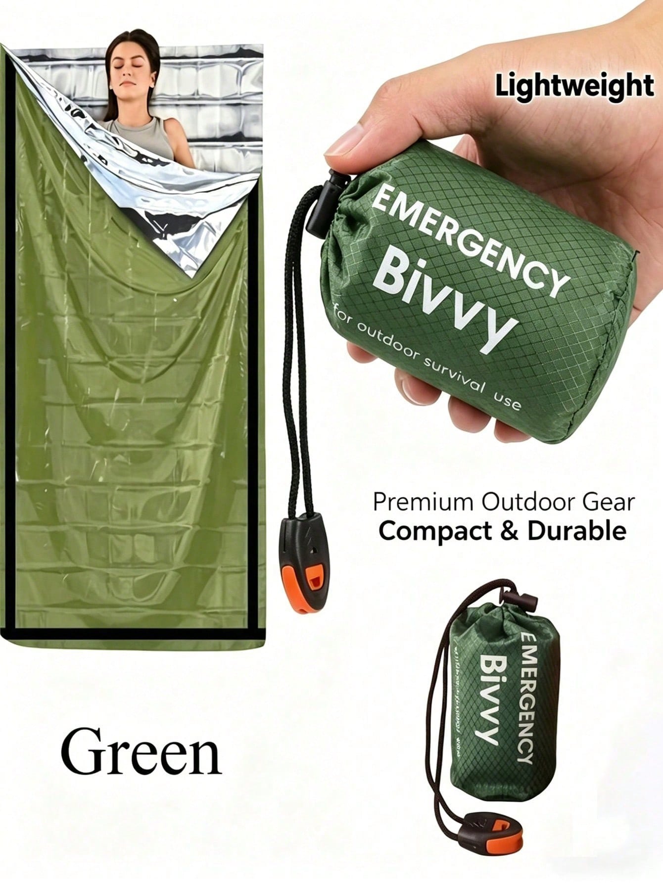 Emergency Sleeping Bag Survival Kit – Waterproof, Lightweight | MIRA