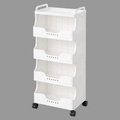 Stackable Storage Bins with Wheels 1-4 Tier – Rolling Plastic Organizer | MIRA