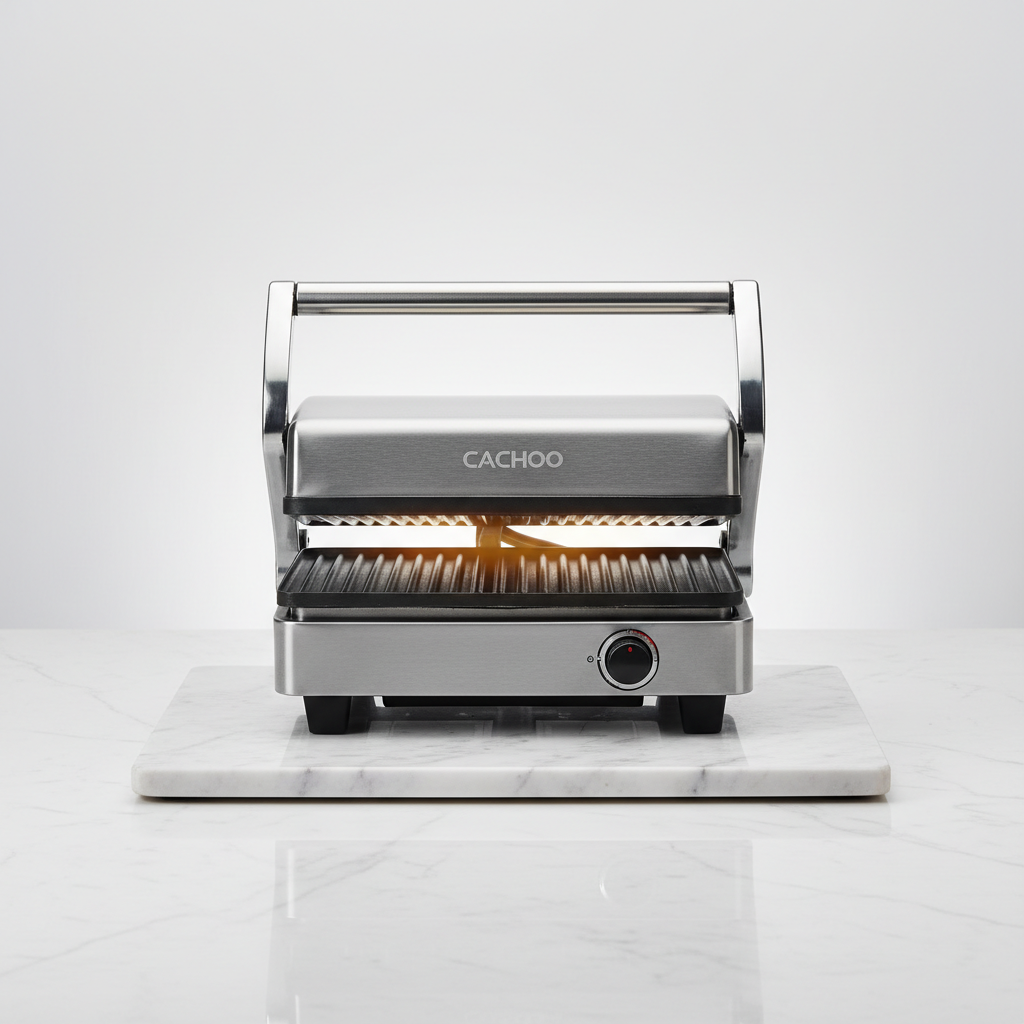 Indoor Electric Panini Grill Press | Non-Stick 850W – MIRA