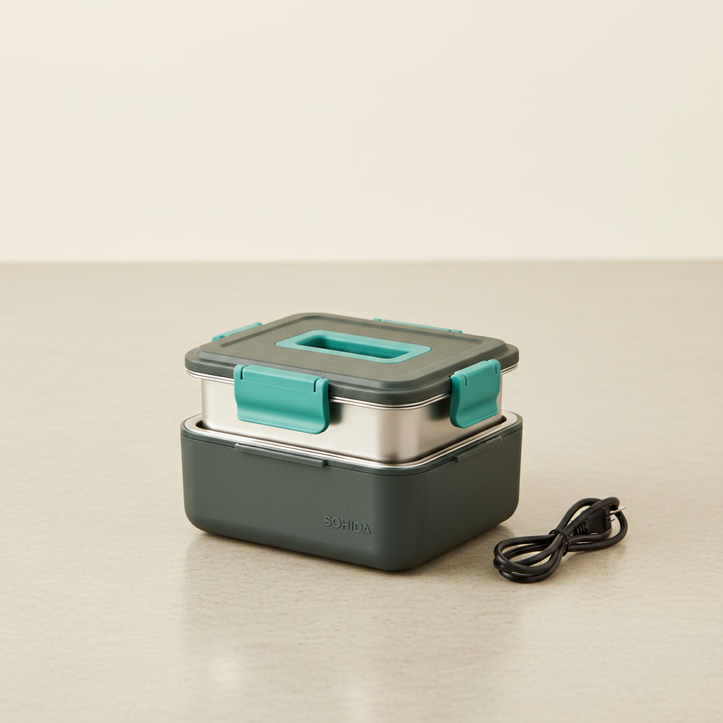 Portable Electric Lunch Box | Fast Heating Food Warmer 12V/24V/110V – MIRA