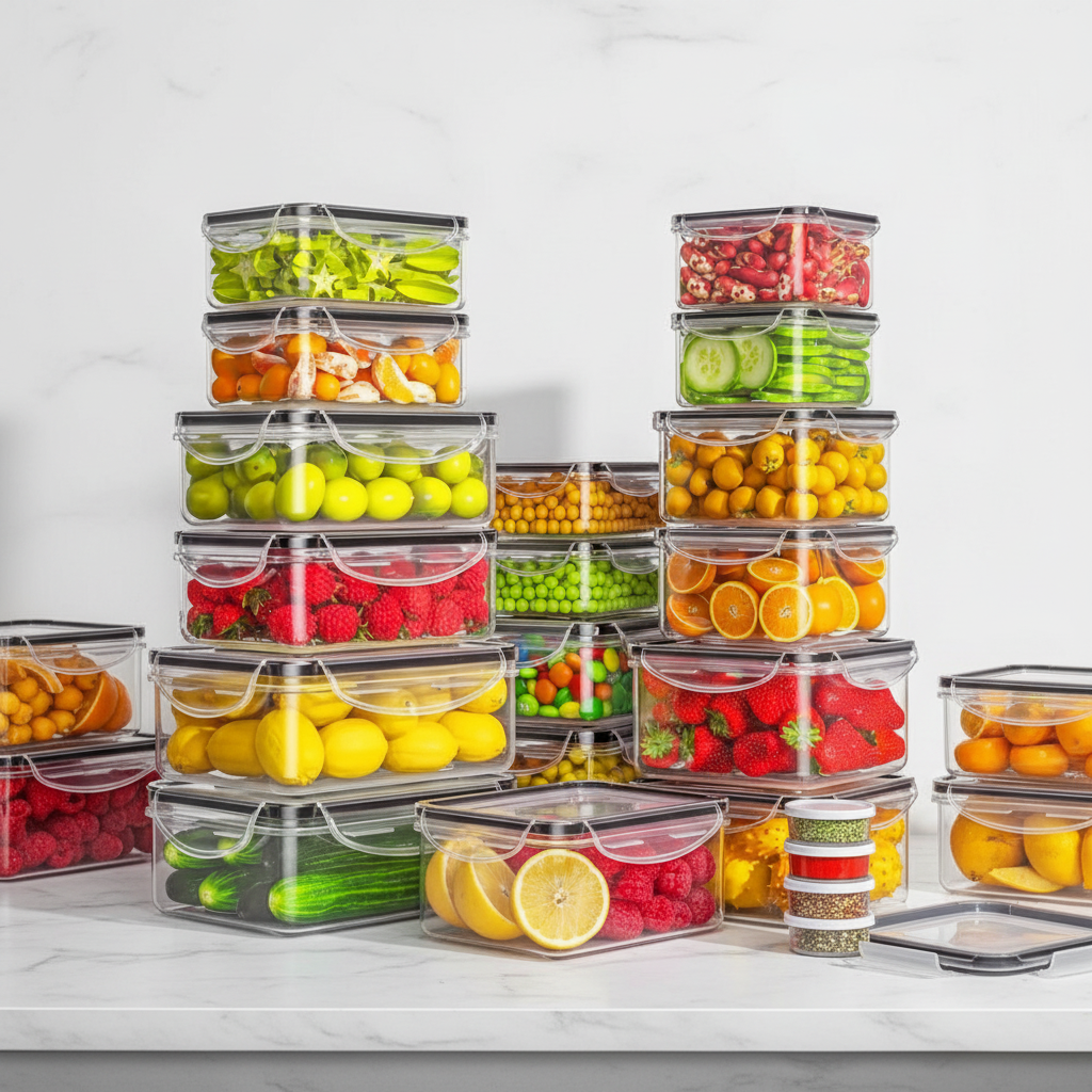 40-Piece Food Storage Container Set with Airtight Lids