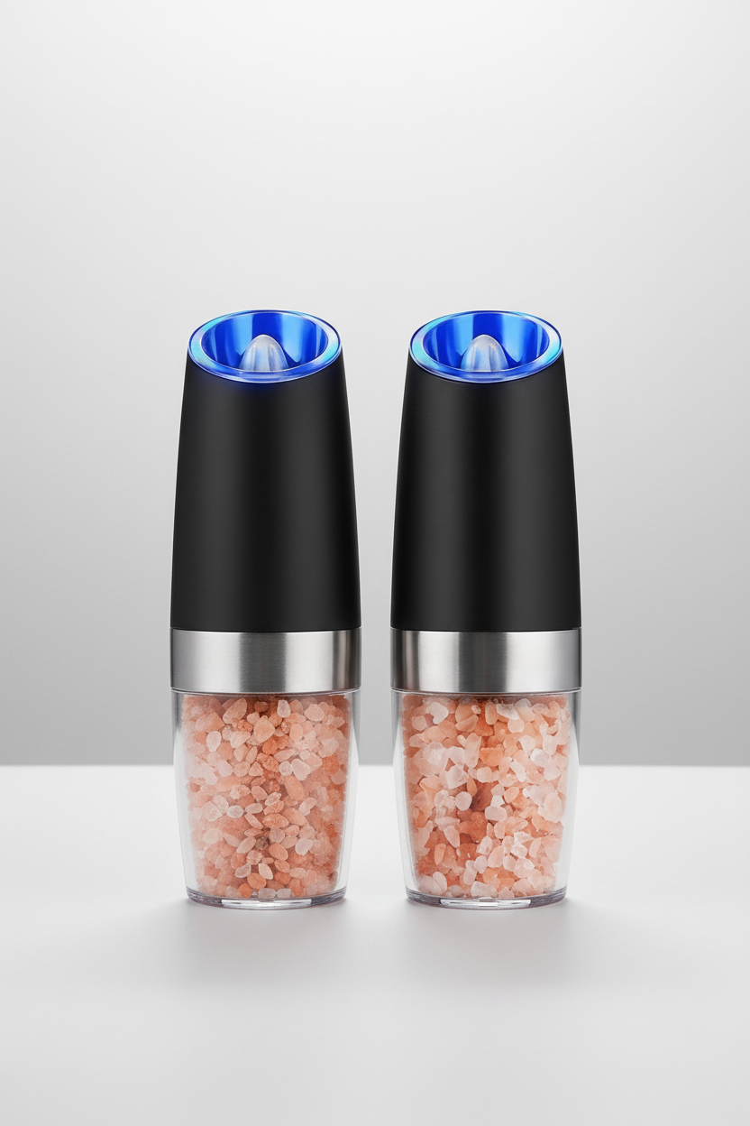 Electric Salt &amp; Pepper Grinder Set