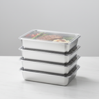 5-Piece Stainless Steel Storage Container Set