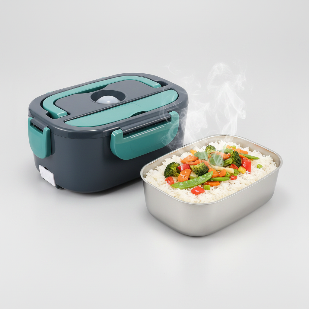 Portable Electric Lunch Box | Fast Heating Food Warmer 12V/24V/110V – MIRA